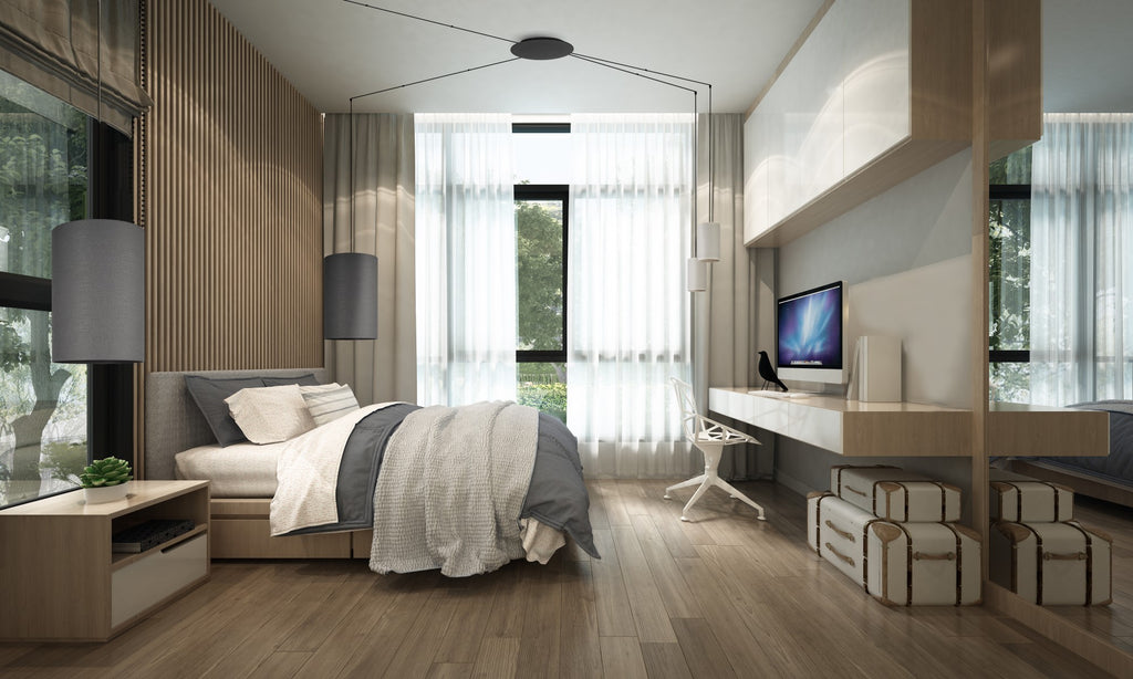 Nowodvorski Klosz / Oprawa CAMELEON BARREL THIN S - Tkanina - Biały