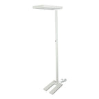 80W Lampa podłogowa LED/ Ściemnianie pokrętłem / Barwa:4000K / Obudowa: Biała