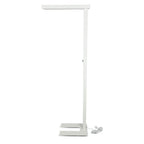 80W Lampa podłogowa LED/ Ściemnianie pokrętłem / Barwa:4000K / Obudowa: Biała