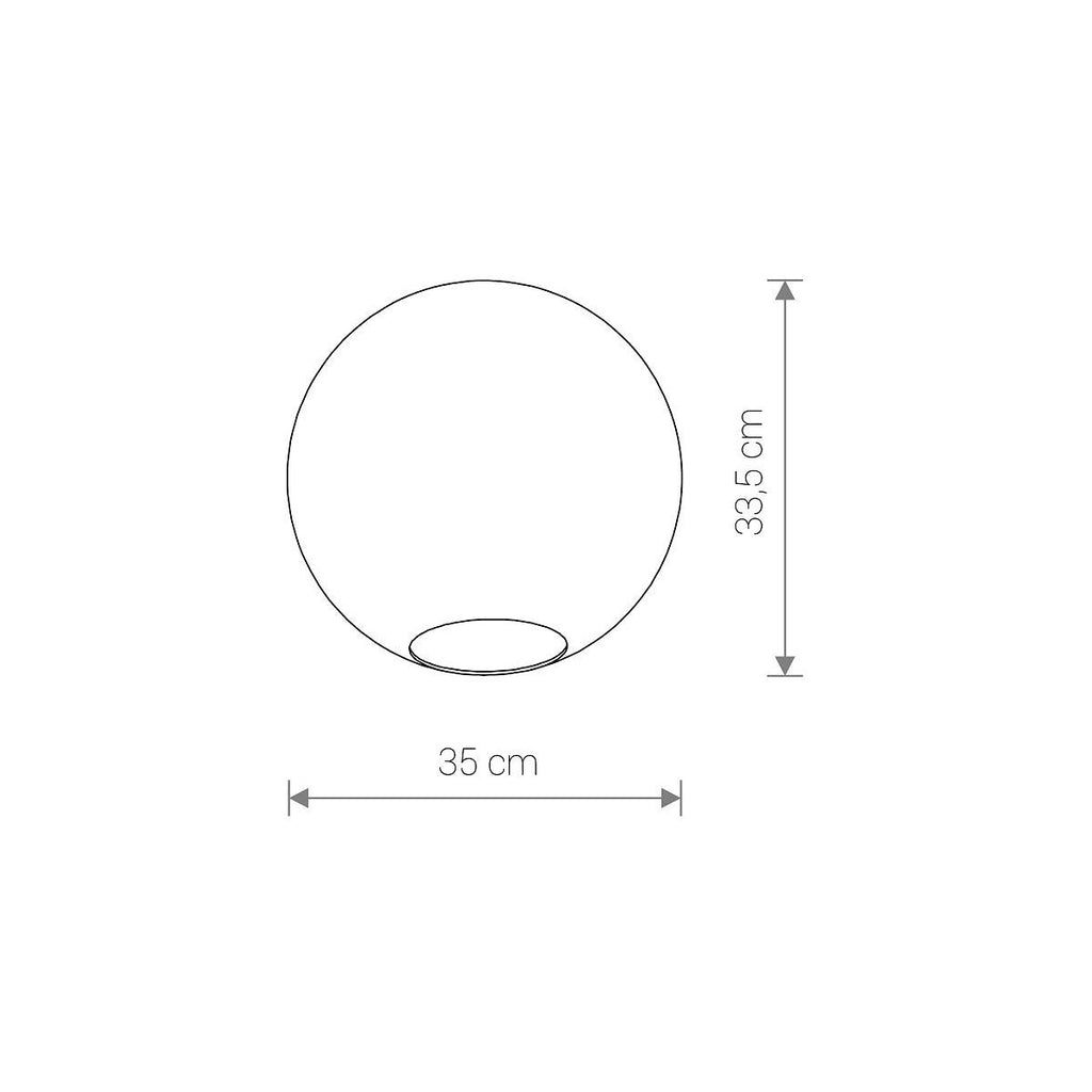 Nowodvorski Klosz / Oprawa CAMELEON SPHERE XL - Szkło - Transparentny 8527