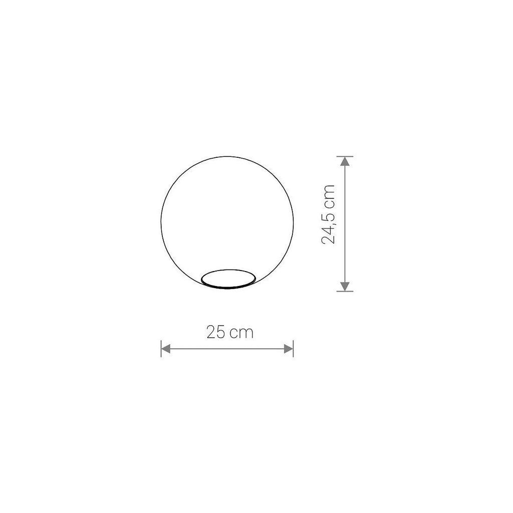 Nowodvorski Klosz / Oprawa CAMELEON SPHERE L - Szkło - Transparentny 8528