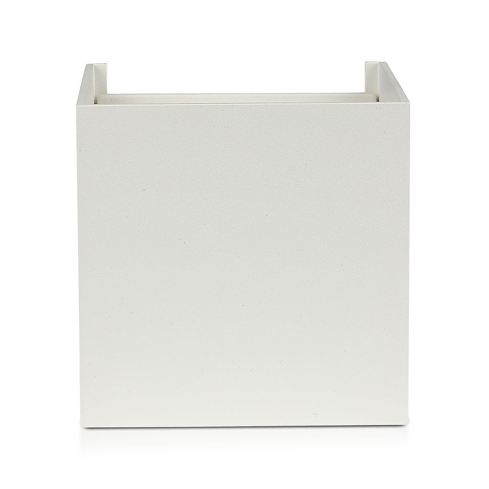 12W Kinkiet kwadratowy LED / CHIP BRIDGELUX / Barwa:4000K / Biały