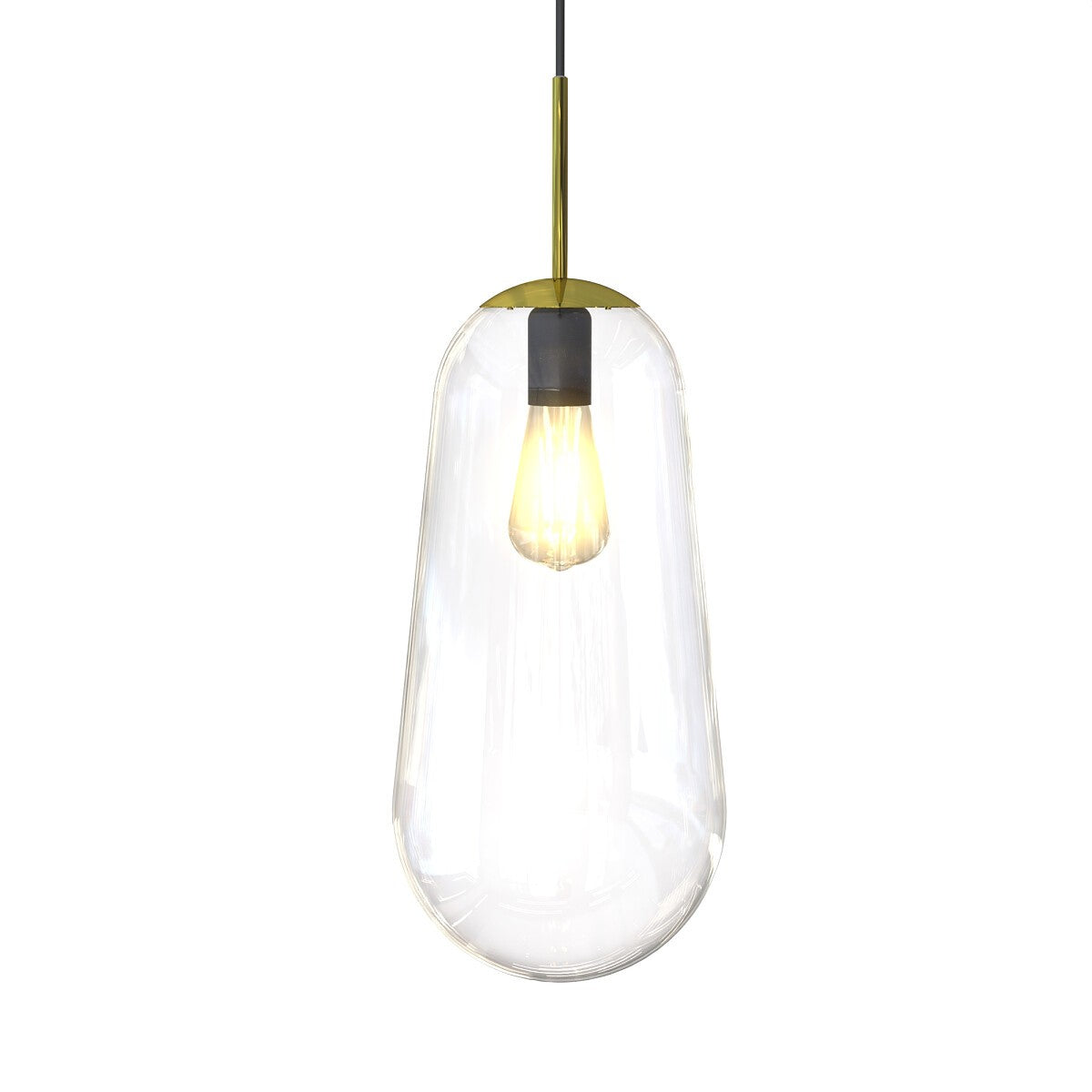 Nowodvorski Klosz / Oprawa CAMELEON PEAR L - Szkło - Transparentny II 8532