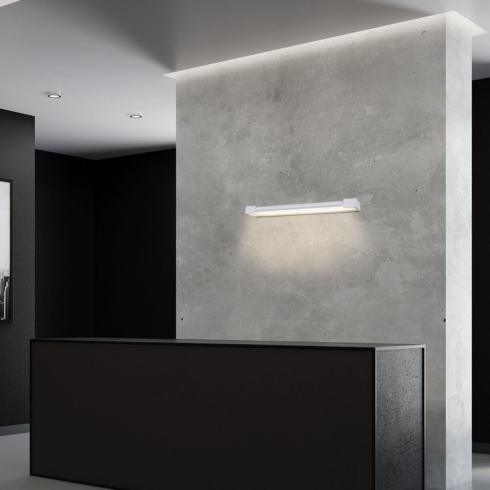 18W Lampa nad lustro / Barwa:3000K / IP44 / Biały