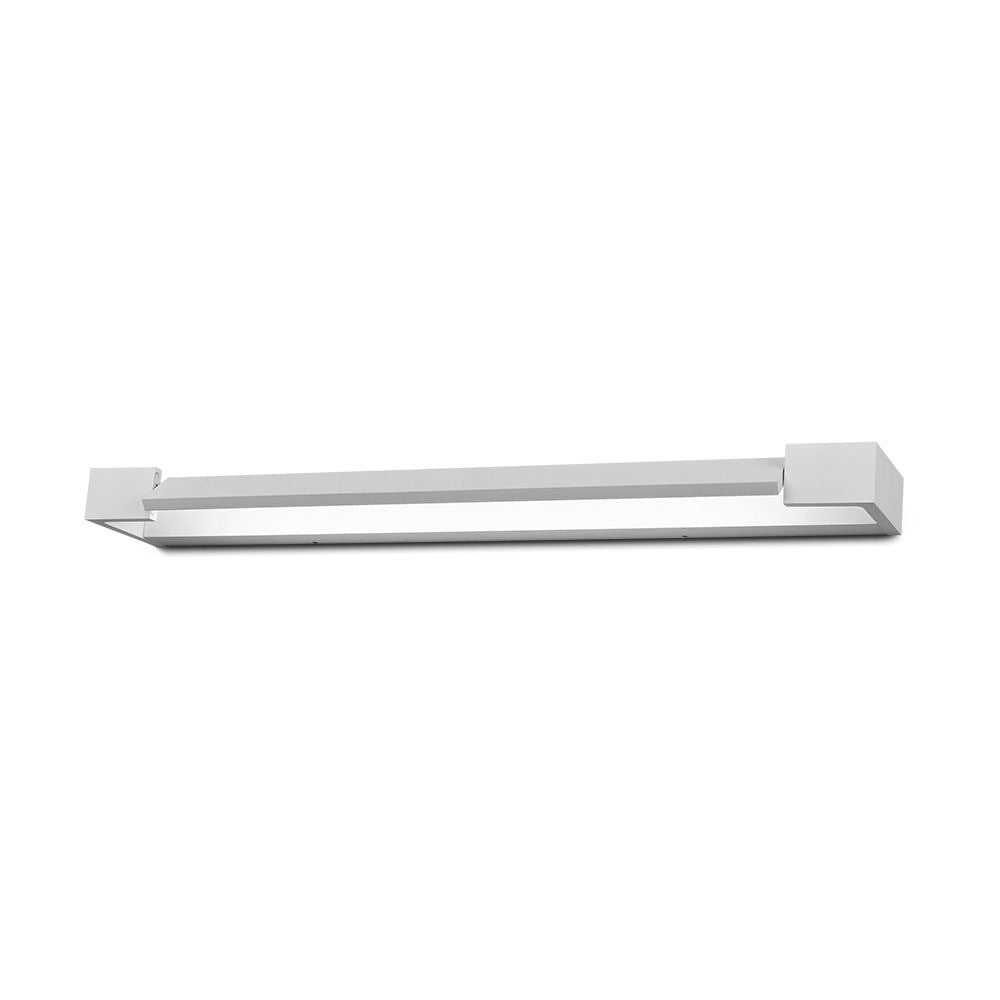 18W Lampa nad lustro / Barwa:3000K / IP44 / Biały
