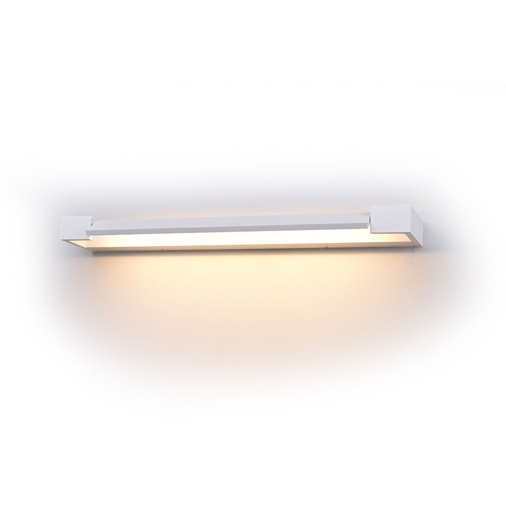 18W Lampa nad lustro / Barwa:3000K / IP44 / Biały