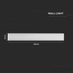 20W Lampa nad lustro / Barwa:3000K / IP44 / Biały