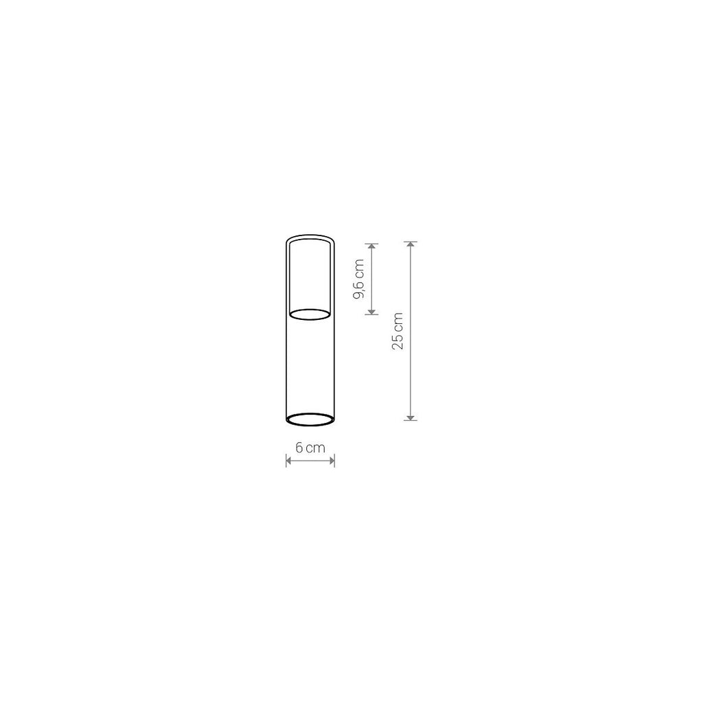 Nowodvorski Klosz / Oprawa CAMELEON CYLINDER M - Szkło - Transparentny I 8541