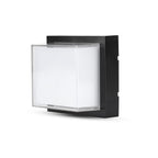 12W Lampa ścienna LED / Barwa:4000K/ Czarny / Kwadratowa