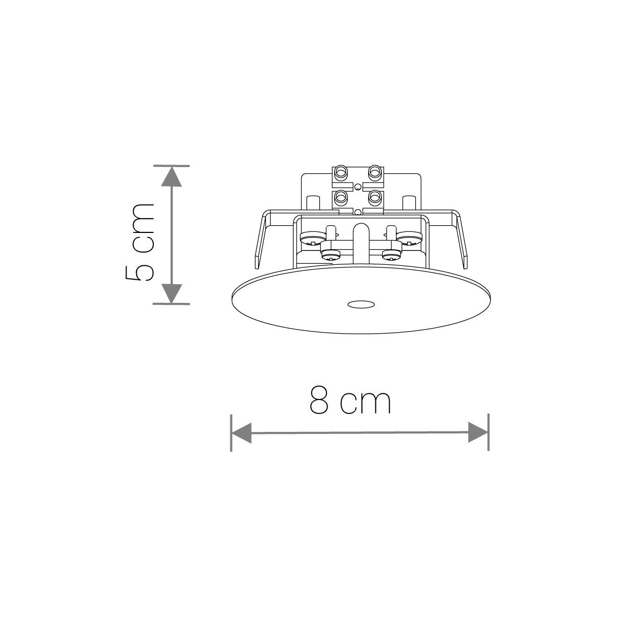 Nowodvorski Puszka CAMELEON CANOPY F 50/60Hz - Stal lakierowana - Czarny 8547