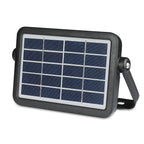 5W Naświetlacz LED solarny / Barwa:4000K / Obudowa: Czarna