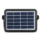 5W Naświetlacz LED solarny / Barwa:4000K / Obudowa: Czarna