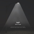 15W Lampa uliczna solarna z czujnikiem ruchu / Barwa:6000K / Obudowa: Czarna