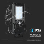 15W Lampa uliczna solarna z czujnikiem ruchu / Barwa:6000K / Obudowa: Czarna