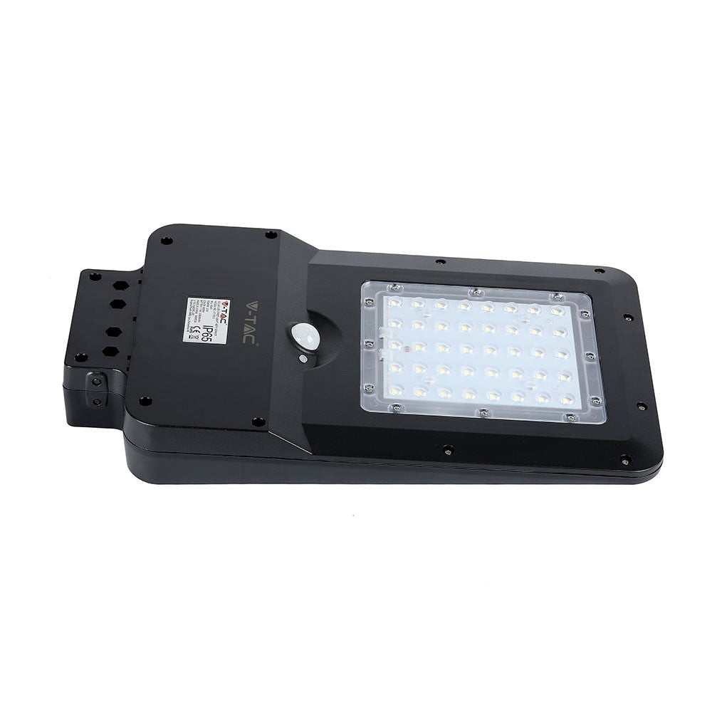 15W Lampa uliczna solarna z czujnikiem ruchu / Barwa:6000K / Obudowa: Czarna