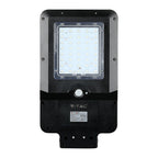 15W Lampa uliczna solarna z czujnikiem ruchu / Barwa:6000K / Obudowa: Czarna