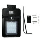 15W Lampa uliczna solarna z czujnikiem ruchu / Barwa:6000K / Obudowa: Czarna