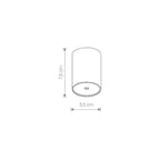 Nowodvorski Puszka CAMELEON CANOPY E 25W only LED 50/60Hz - Stal lakierowana - Czarny 8550