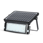 10W Naświetlacz LED solarny / Barwa:4000K / Obudowa: Czarna