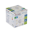 4W Lampa ścienna LED / Kula / Barwa:4000K / IP65 / Obudowa: Biała