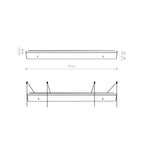 Nowodvorski Puszka CAMELEON CANOPY D 780 25W only LED 50/60Hz - Stal lakierowana - Czarny 8552