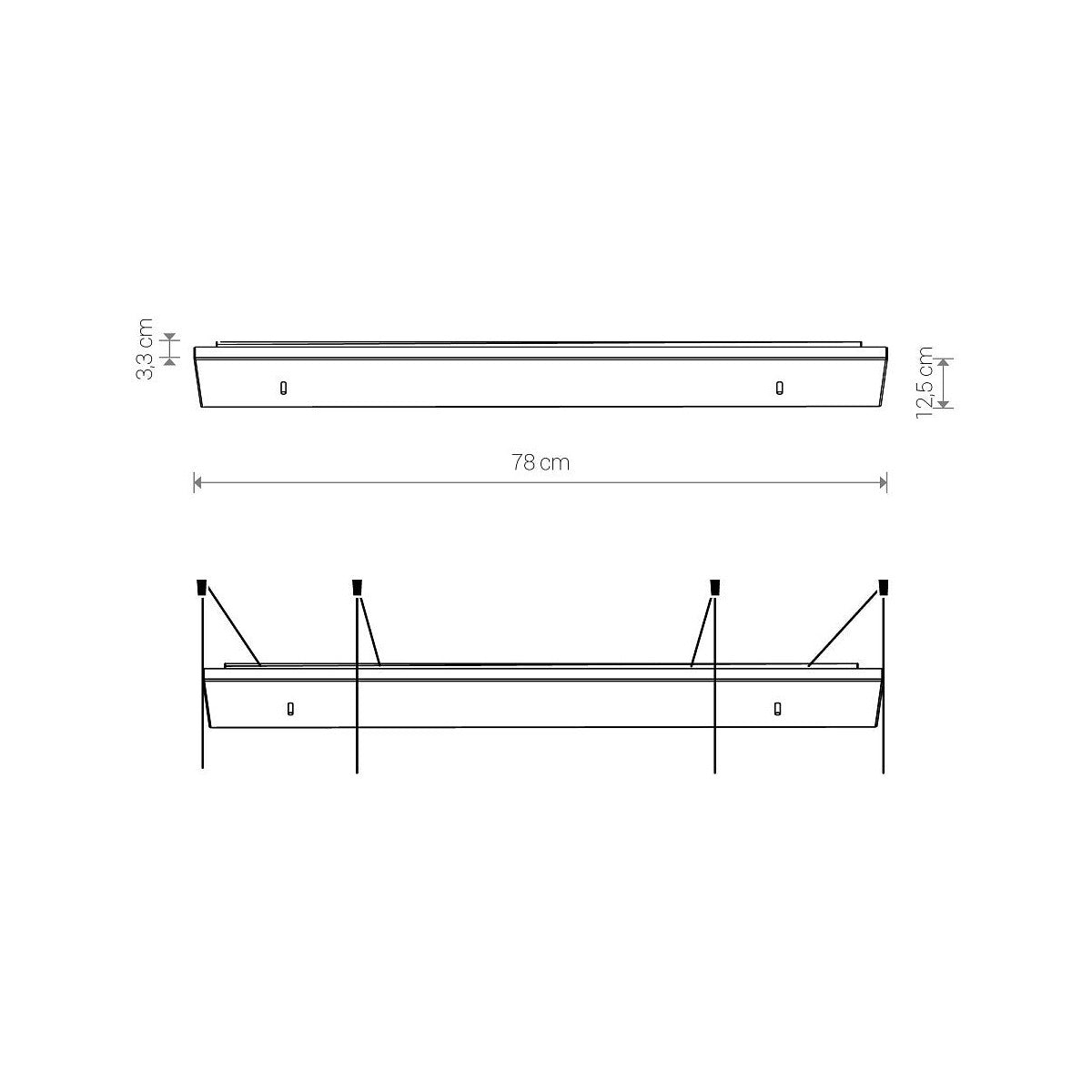 Nowodvorski Puszka CAMELEON CANOPY D 780 25W only LED 50/60Hz - Stal lakierowana - Biały 8553