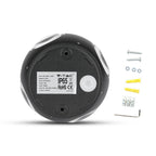 4W Lampa ścienna LED / Kula / Barwa:3000K / IP65 / Obudowa: Czarna