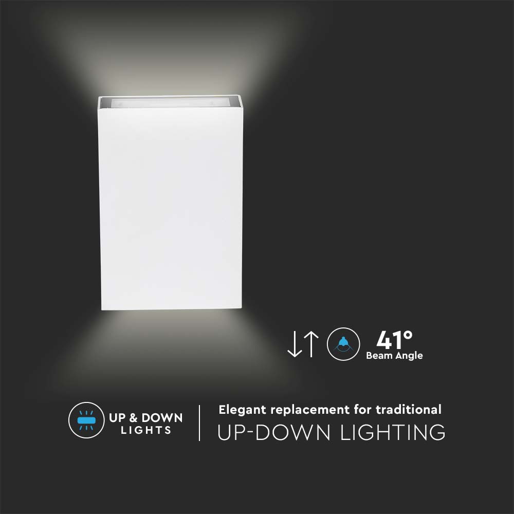 4W Lampa ścienna LED / Barwa:3000K / Obudowa: Biały