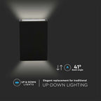 4W Lampa ścienna LED / Barwa:3000K / Obudowa: Czarny