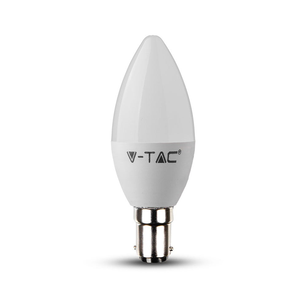 5.5W C35 Żarówka LED / Chip SAMSUNG / Barwa:3000K / Trzonek:B15