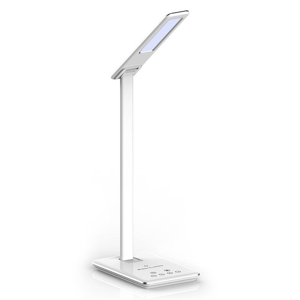 5W Lampka biurkowa z ładowarką indukcyjną / Barwa: 3w1 / Biała