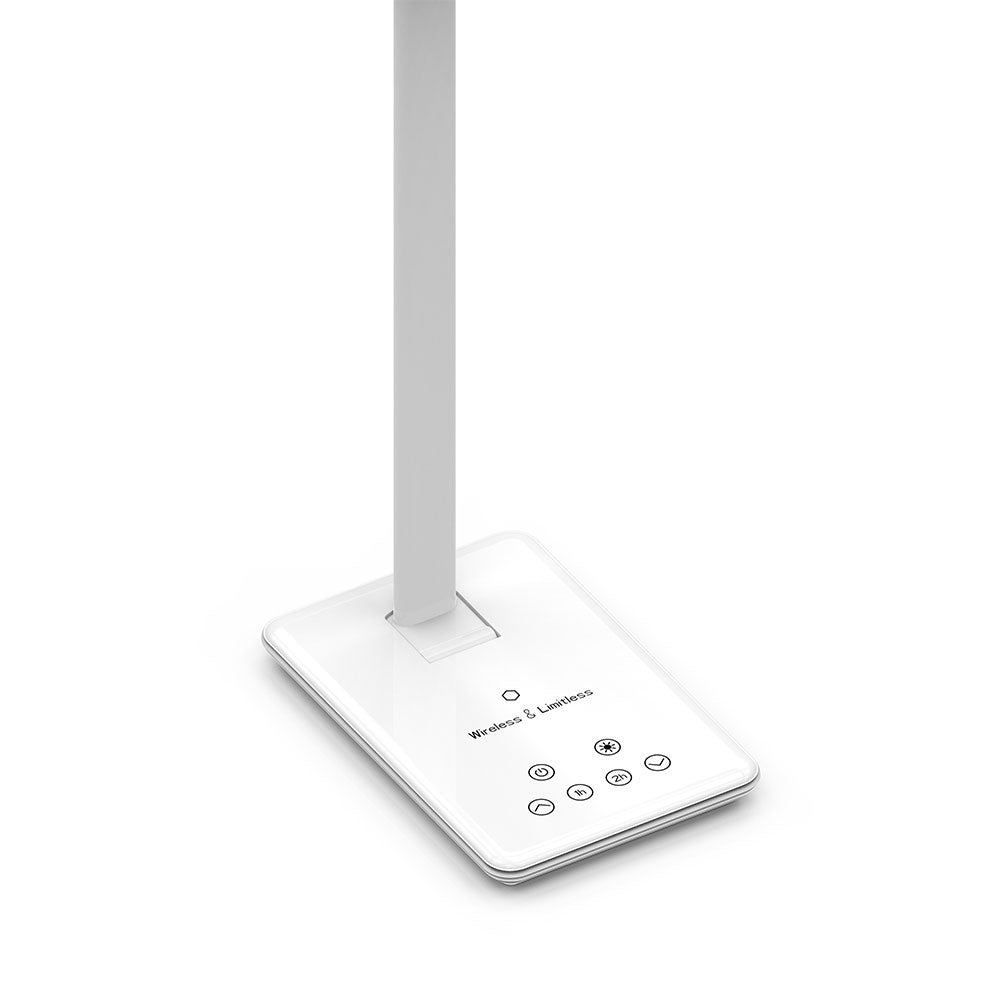 5W Lampka biurkowa z ładowarką indukcyjną / Barwa: 3w1 / Biała