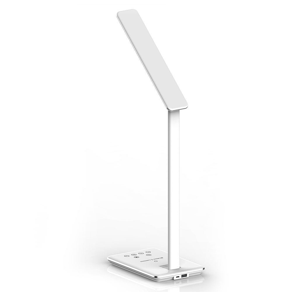 5W Lampka biurkowa z ładowarką indukcyjną / Barwa: 3w1 / Biała