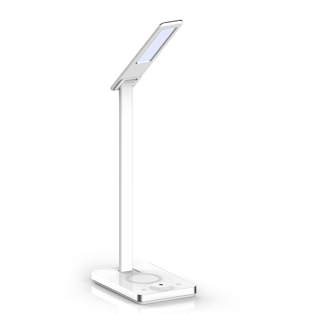 5W Lampka biurkowa z ładowarką indukcyjną / Barwa: 3w1 / Biała