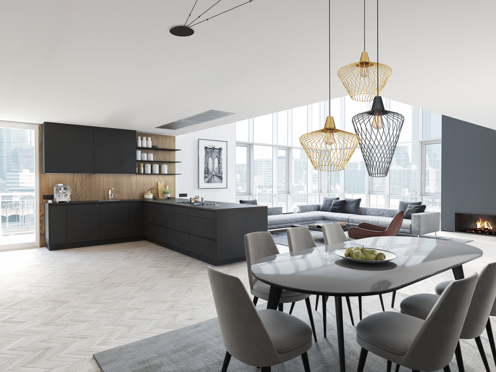 Nowodvorski Klosz / Oprawa CAMELEON WAVE S - Stal mosiądzowana - Miedziany