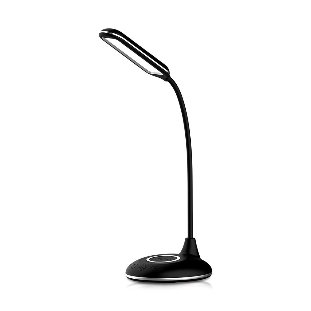 5W Lampka biurkowa z ładowarką indukcyjną / Barwa: 3w1 / Czarna
