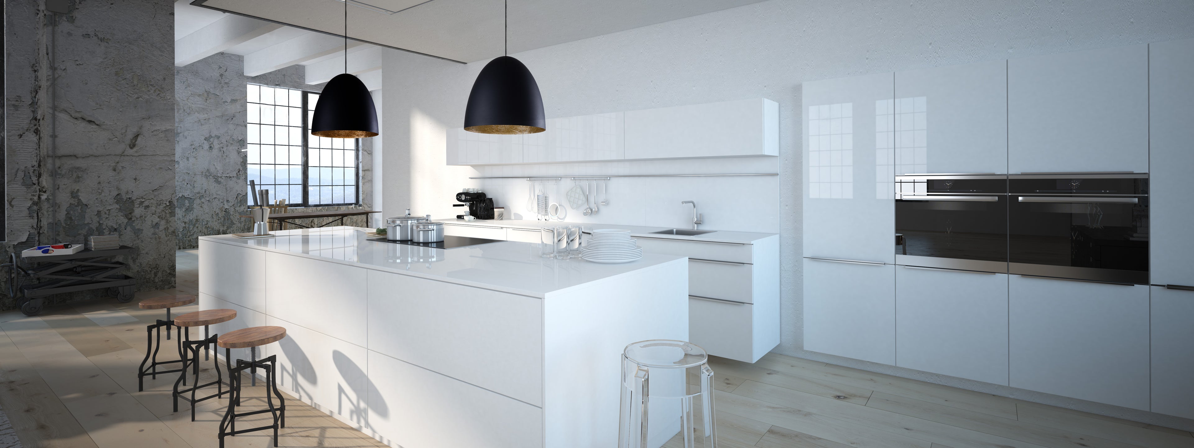 Nowodvorski Klosz / Oprawa CAMELEON EGG M - Kompozyt - Czarny