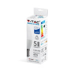 5.5W C35 Żarówka LED / Chip SAMSUNG / Barwa:3000K / Ściemniana / Trzonek:B15