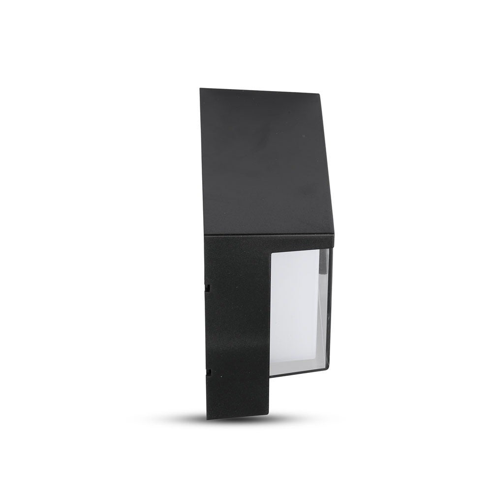 6W Lampa ścienna LED / Barwa:3000K / Obudowa: Czarny / Kwadratowa