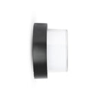 6W Lampa ścienna LED / Barwa:3000K / Obudowa: Czarny / Okrągła