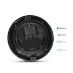 6W Lampa ścienna LED / Barwa:3000K / Obudowa: Czarny / Okrągła