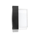 6W Lampa ścienna LED / Barwa:3000K / Obudowa: Czarny / Kwadratowa