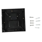 6W Lampa ścienna LED / Barwa:3000K / Obudowa: Czarny / Kwadratowa