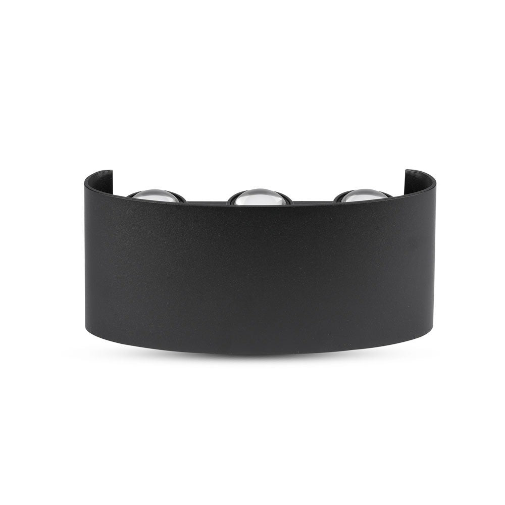 6W Lampa ścienna LED / Barwa:3000K / Obudowa: Czarny