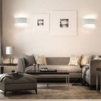 8W Lampa ścienna LED / Barwa:4000K / IP54 / Obudowa: Biała