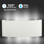 8W Lampa ścienna LED / Barwa:3000K / IP54 / Obudowa: Biała