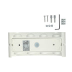 8W Lampa ścienna LED / Barwa:4000K / IP54 / Obudowa: Biała