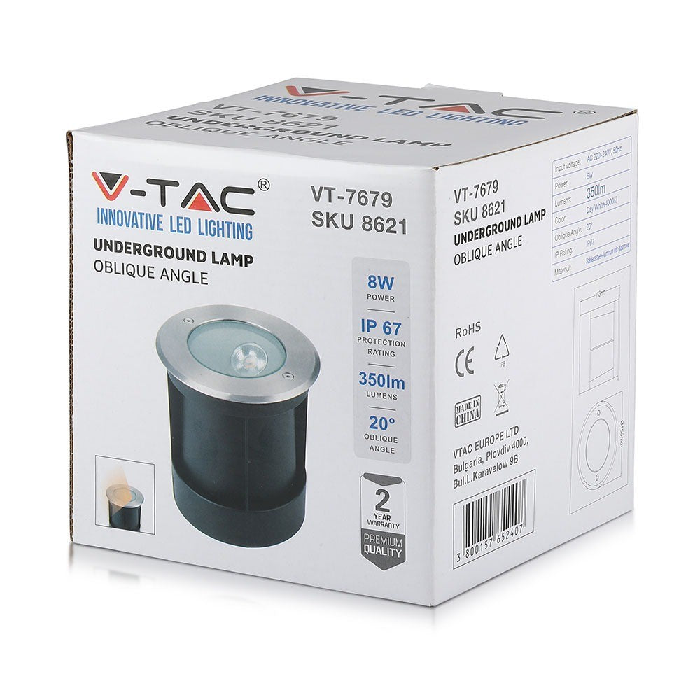 10W Oprawa do gruntowa asymetryczna LED COB / Kąt 35/ Barwa:4000K