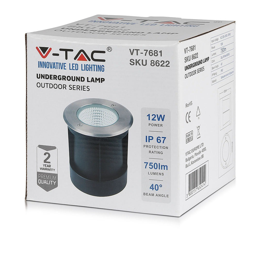 10W Oprawa do gruntowa LED COB / Barwa:4000K