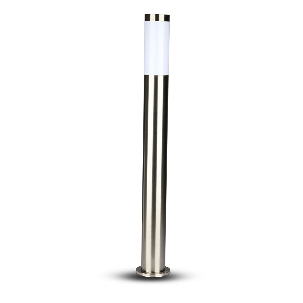 Słupek ogrodowy 800mm E27 / Stal szlifowana / IP44